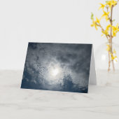 美しい空の折りたたみグリーティングカード カード (黄色い花)