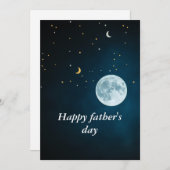 美しい空ハッピーお父さんの日 シーズンカード (正面/裏面)