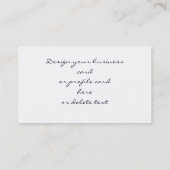 美しい空及び感謝はカスタムをインスパイア 名刺 (裏面)