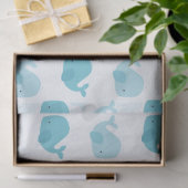 美しい空色のクジラ 薄葉紙 (ギフト)