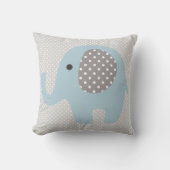 美しい空色象 クッション (正面)