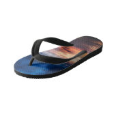 美しい空 キッズビーチサンダル (アングル)