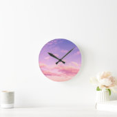 美しい空 ラウンド壁時計 (ホーム)