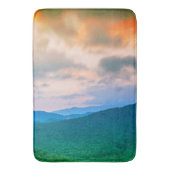 美しい空、赤い雲 バスマット (正面縦)