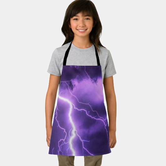 美しい空、雷 エプロン (インサイチュ)
