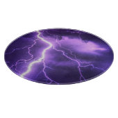 美しい空、雷 カッティングボード (角)