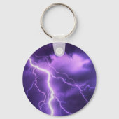 美しい空、雷 キーホルダー (正面)