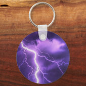 美しい空、雷 キーホルダー (正面)
