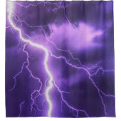 美しい空、雷 シャワーカーテン (正面)