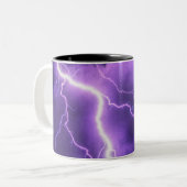 美しい空、雷 ツートーンマグカップ (正面左)