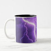 美しい空、雷 ツートーンマグカップ (左)