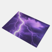 美しい空、雷 ドアマット (アングル)