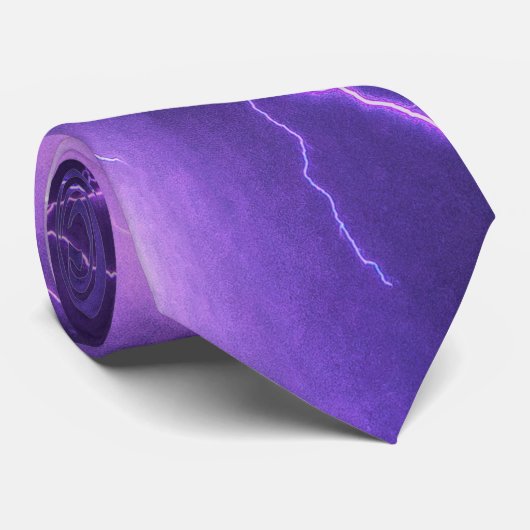 美しい空、雷 ネクタイ (ロール)