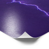 美しい空、雷 フォトプリント            (角)