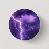 美しい空、雷 缶バッジ (正面)