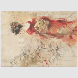 美しい立ち居芸者 薄葉紙