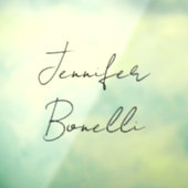 美しい筆文字 エレガント ブラック ホワイト シンプル ネーム ウィンドウサイン (シート3)