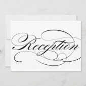 美しい筆記体の結婚式受付看板 (正面)