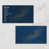 美しい粉砕されたガラス 名刺 (正面/裏面)