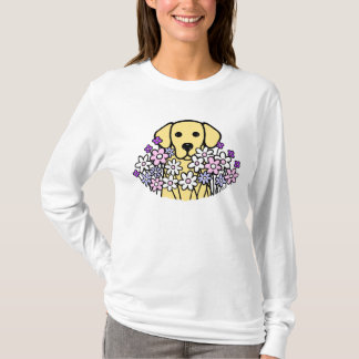 美しい精神の黄色のラブラドールのイラストレーション2 Tシャツ
