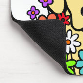 美しい精神の黄色のラブラドールのイラストレーション マウスパッド (コーナー)