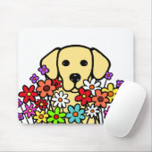 美しい精神の黄色のラブラドールのイラストレーション マウスパッド (マウス)