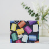 美しい糸の玉 ポストカード (スタンド正面)