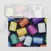 美しい糸の玉 ポストカード (正面/裏面)