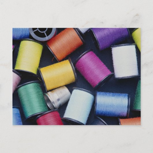 美しい糸の玉 ポストカード (正面)