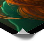 美しい紅少女アニメポスター ポスター (角)