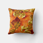 美しい紅葉の枕! クッション (裏面)