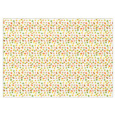 美しい紅葉オンホワイトテーブルクロス テーブルクロス (正面(横))