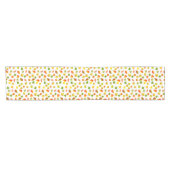 美しい紅葉オンホワイト ショートテーブルランナー (横)