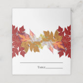 美しい紅葉紅葉 プレイスカード (外部開封)