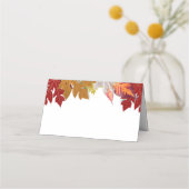 美しい紅葉紅葉 プレイスカード (裏面)