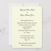 美しい紅葉結婚秋 招待状 (裏面)