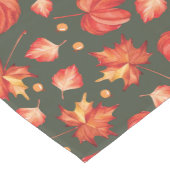 美しい紅葉葉 ミディアムテーブルランナー (コーナー)