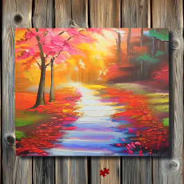 美しい紅葉 メタルプリント