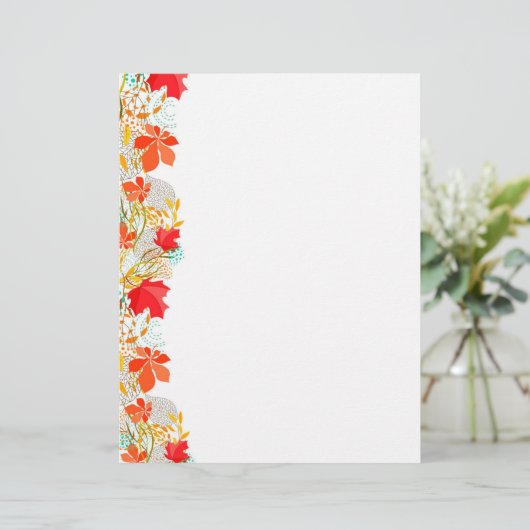 美しい紅葉 – 文房具紙 (スタンド正面)