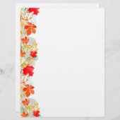 美しい紅葉 – 文房具紙 (正面/裏面)