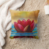 美しい紅蓮、禅 クッション (ブランケット)