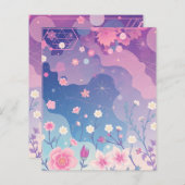 美しい紙アート (正面/裏面)