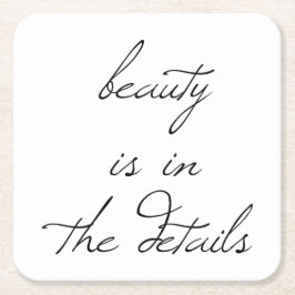 美しい紙コースター スクエアペーパーコースター