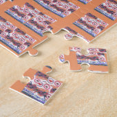 美しい素敵なハート感傷的なハート ジグソーパズル (側面)