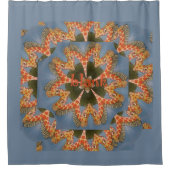 美しい素晴らおもしろいし空白のいキリン・シャワーネック シャワーカーテン (正面)