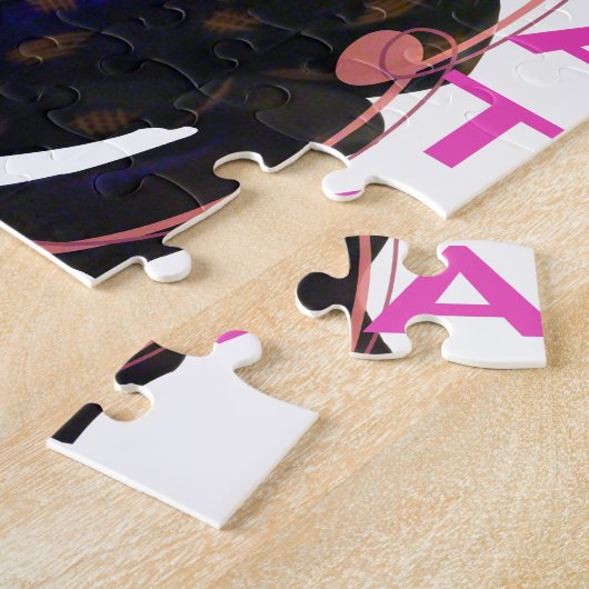 美しい素晴らしいアフリカのカップル:ロマンチックな芸術 ジグソーパズル (側面)