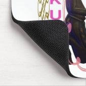 美しい素晴らしいアフリカのカップル:ロマンチックな芸術 マウスパッド (コーナー)