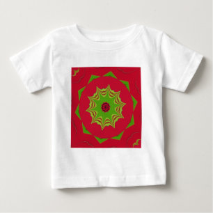 美しい素晴らしいアフリカの民族部族のレッドアート ベビーTシャツ