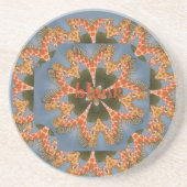 美しい素晴らしいアフリカカラフルキリン空白の コースター (正面)