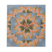 美しい素晴らしいアフリカカラフルキリン空白の ノートパッド (正面)